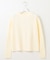 【洗える】CLEAR COTTON BLEND ボトルネック ニット