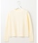 【洗える】CLEAR COTTON BLEND ボトルネック ニット