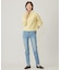 【洗える】CLEAR COTTON BLEND ボトルネック ニット