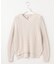 【洗える】GIZA MERCERIZE COTTON ケーブル ニット