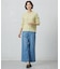 【洗える】GIZA MERCERIZE COTTON ケーブル ニット
