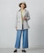 【洗える】GIZA MERCERIZE COTTON ケーブル ニット