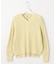 【洗える】GIZA MERCERIZE COTTON ケーブル ニット
