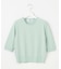 【洗える】BASIC HT COTTON クールネック プルオーバー