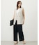【WEB限定カラーあり・洗える】FINE SLEEVELESS ニット タンクトップ