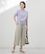 【洗える】GORIAN TWILL クロップド パンツ