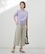 【洗える】GORIAN TWILL クロップド パンツ