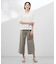 【洗える】GORIAN TWILL クロップド パンツ