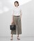 【洗える】GORIAN TWILL クロップド パンツ
