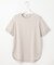 【洗える】COTTON POLYESTER 袖ボタン ニット