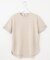 【洗える】COTTON POLYESTER 袖ボタン ニット