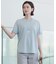【洗える】COTTON POLYESTER 袖ボタン ニット