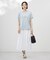 【洗える】COTTON POLYESTER 袖ボタン ニット