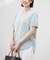 【洗える】COTTON POLYESTER 袖ボタン ニット