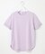【洗える】COTTON POLYESTER 袖ボタン ニット
