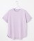 【洗える】COTTON POLYESTER 袖ボタン ニット