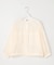 【洗える】Sheer Vis リネン ノーカラー ブルゾン