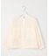 【洗える】Sheer Vis リネン ノーカラー ブルゾン