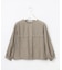 【洗える】Sheer Vis リネン ノーカラー ブルゾン