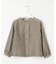 【洗える】Sheer Vis リネン ノーカラー ブルゾン