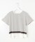 【洗える】パネルボーダー Tシャツ