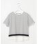 【洗える】パネルボーダー Tシャツ