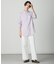 【洗える】BASIC STRETCH DENIM ワイド ストレート デニム