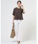 【洗える】BASIC STRETCH DENIM ワイド ストレート デニム