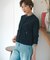 【洗える】BASIC STRETCH DENIM ワイド ストレート デニム