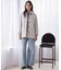 【洗える】BASIC STRETCH DENIM ワイド ストレート デニム