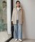 【洗える】BASIC STRETCH DENIM ワイド ストレート デニム