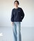 【洗える】BASIC STRETCH DENIM ワイド ストレート デニム