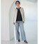 【洗える】BASIC STRETCH DENIM ワイド ストレート デニム