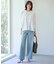 【洗える】BASIC STRETCH DENIM ワイド ストレート デニム