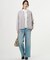【洗える】BASIC STRETCH DENIM ワイド ストレート デニム