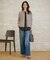 【洗える】BASIC STRETCH DENIM ワイド ストレート デニム