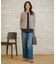 【洗える】BASIC STRETCH DENIM ワイド ストレート デニム