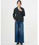 【洗える】BASIC STRETCH DENIM ワイド ストレート デニム