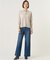 【洗える】BASIC STRETCH DENIM ワイド ストレート デニム