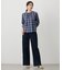 【洗える】BASIC STRETCH DENIM ワイド ストレート デニム