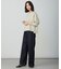 【洗える】BASIC STRETCH DENIM ワイド ストレート デニム