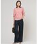 【洗える】BASIC STRETCH DENIM ワイド ストレート デニム