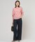 【洗える】BASIC STRETCH DENIM ワイド ストレート デニム