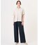 【洗える】BASIC STRETCH DENIM ワイド ストレート デニム