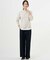 【洗える】BASIC STRETCH DENIM ワイド ストレート デニム