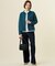 【洗える】BASIC STRETCH DENIM ワイド ストレート デニム