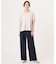 【洗える】BASIC STRETCH DENIM ワイド ストレート デニム