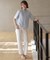 【洗える】BASIC STRETCH DENIM ボーイフィット デニム