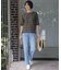 【洗える】BASIC STRETCH DENIM ボーイフィット デニム