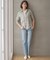 【洗える】BASIC STRETCH DENIM ボーイフィット デニム